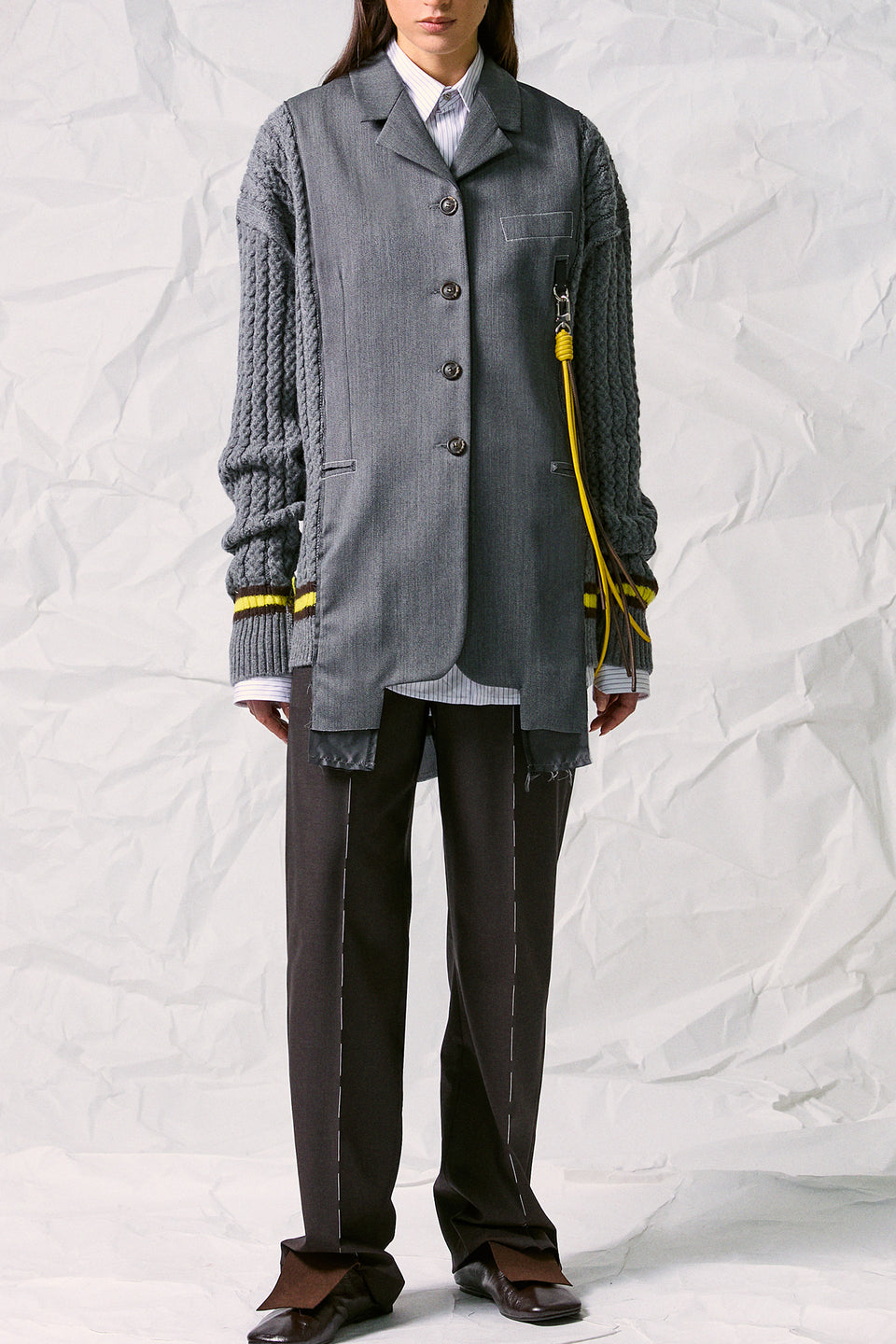 CENTRAL BLAZER AND KNIT SIDES