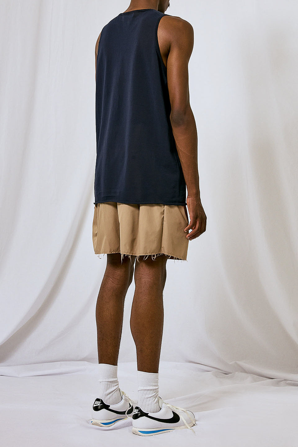 KNIT TANK TOP NAVY