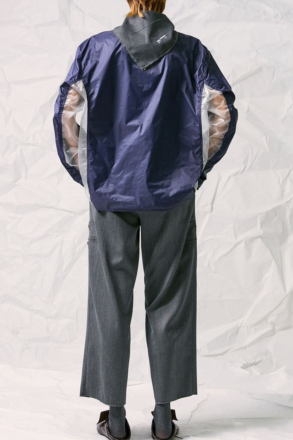 JETTED TAILORED TROUSERS