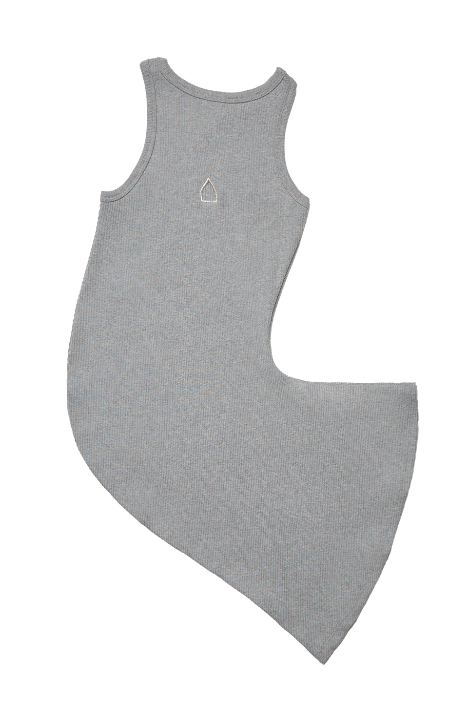 CURVED TANK TOP GREY