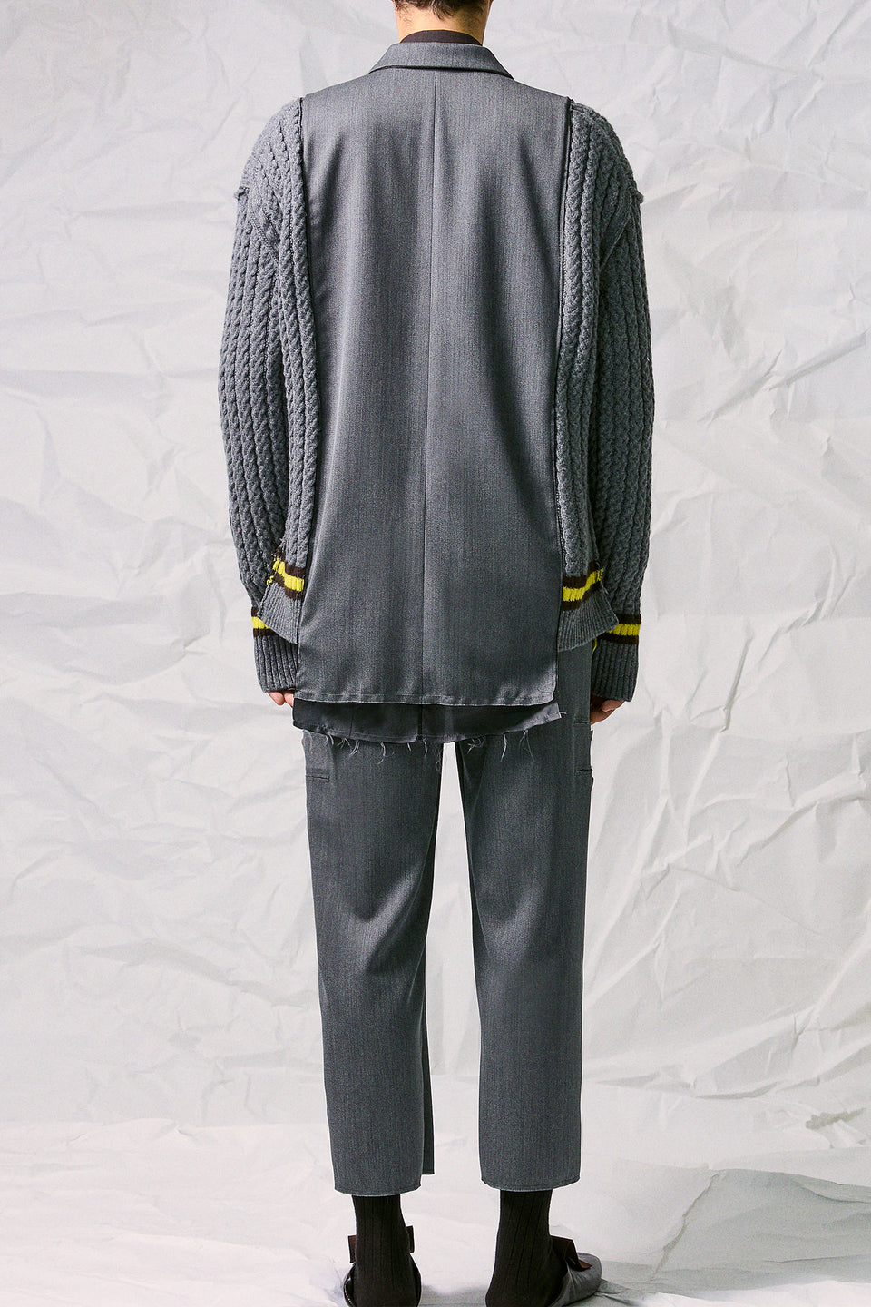CENTRAL BLAZER AND KNIT SIDES