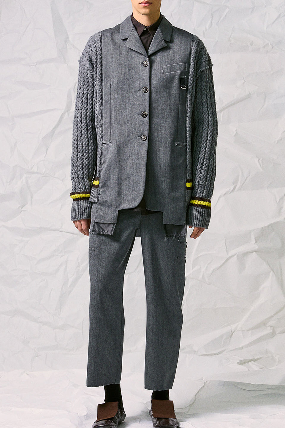CENTRAL BLAZER AND KNIT SIDES