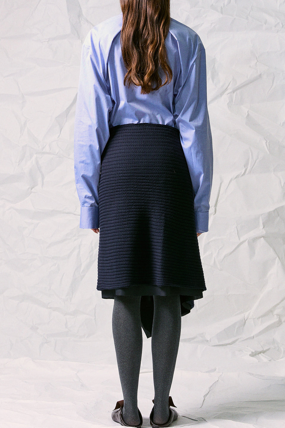 CUT COLLAR SHIRT
