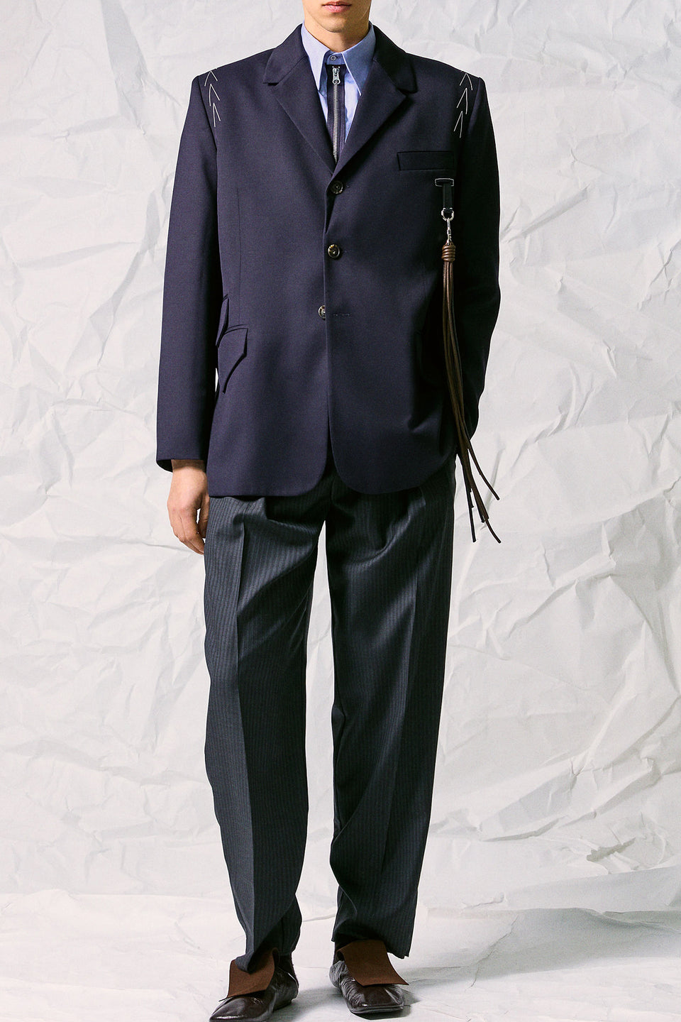 PLEATED TAILORED TROUSERS