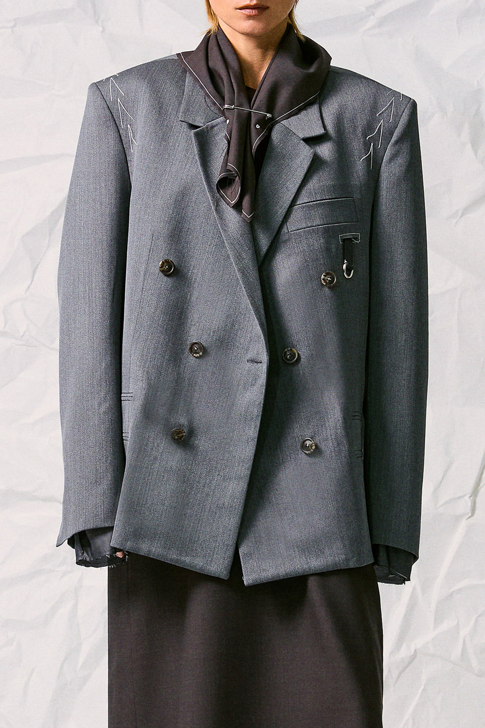 BROWN TAILORED BANDANA