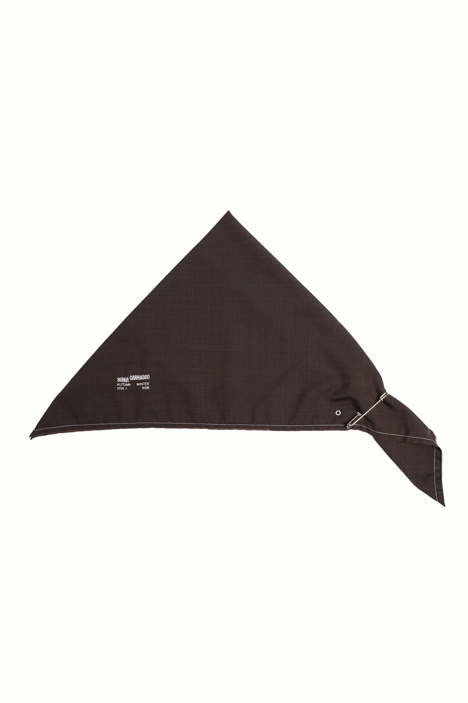 BROWN TAILORED BANDANA