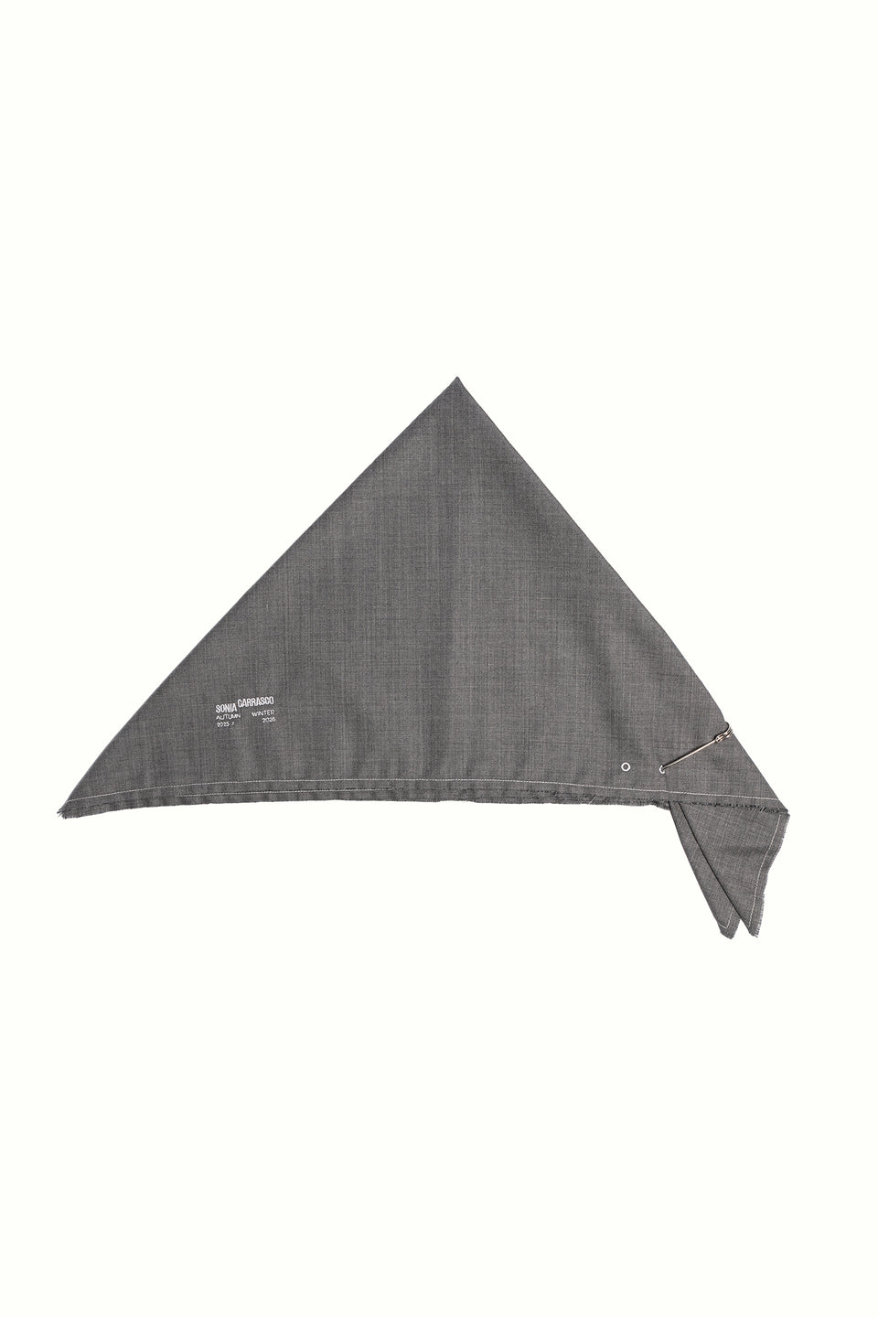 GREY TAILORED BANDANA