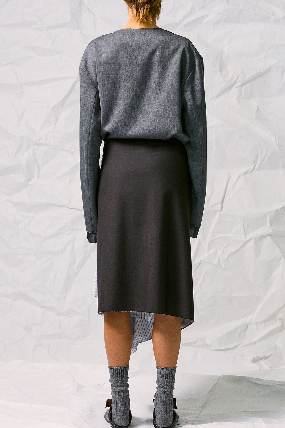 LONG SLEEVES TAILORED TOP